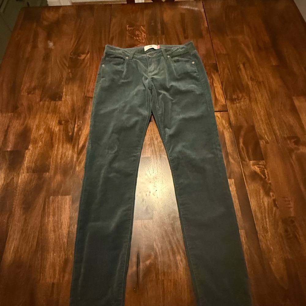 CAbi Men's Corduroy Pants in Deep Green